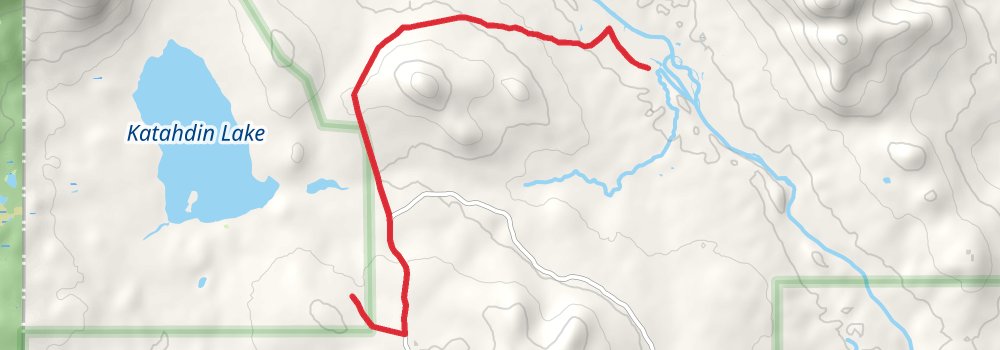 Katahdin Lake - Matagamon stage 1 Map