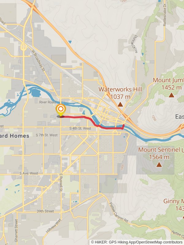 Clark Fork River Bridge via Kim Williams Trail