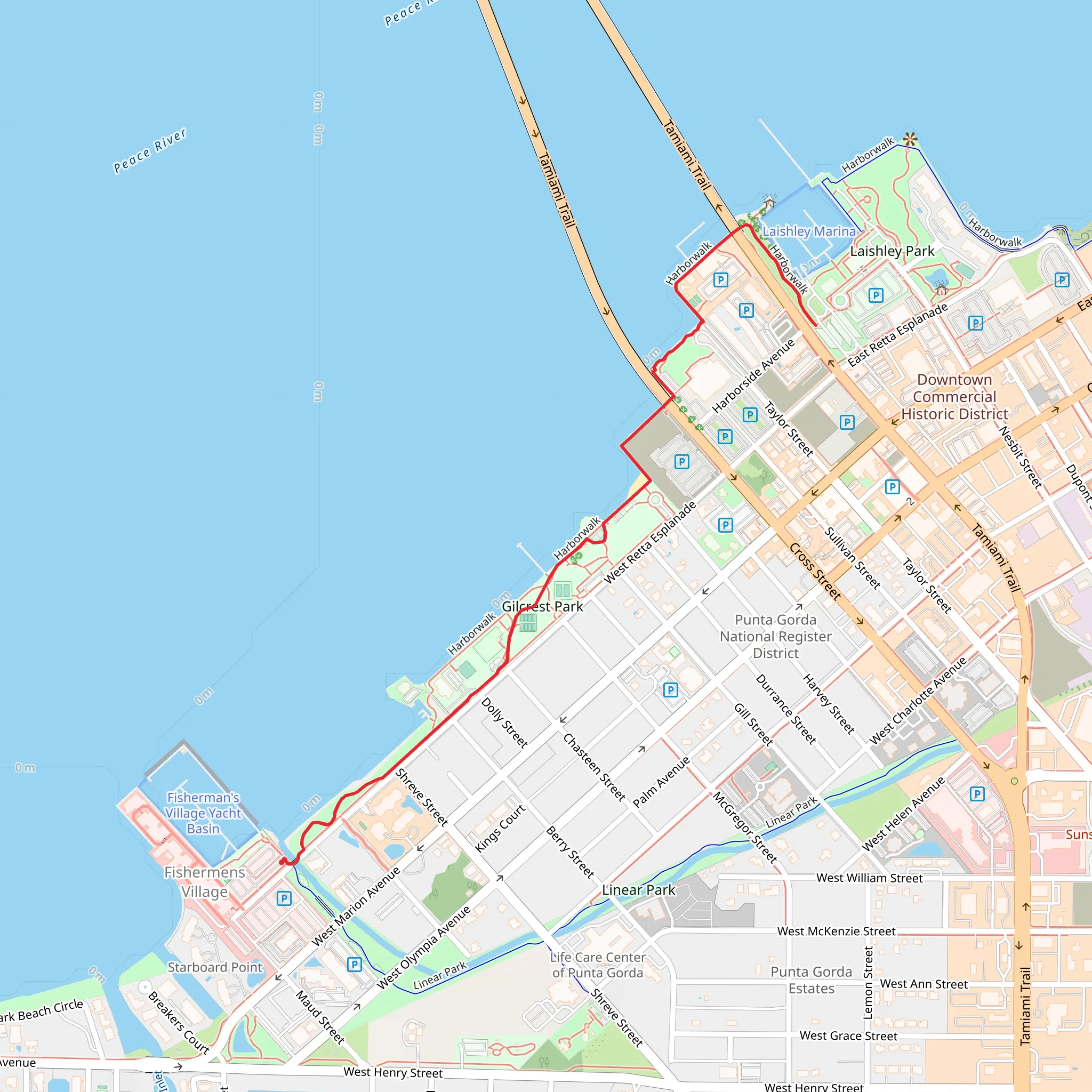 Harborwalk - Pittman Park mobile static map