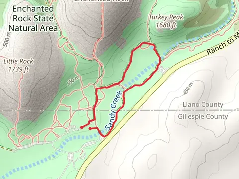 Frontside Trail, Turkey Pass Trail and Loop Trail