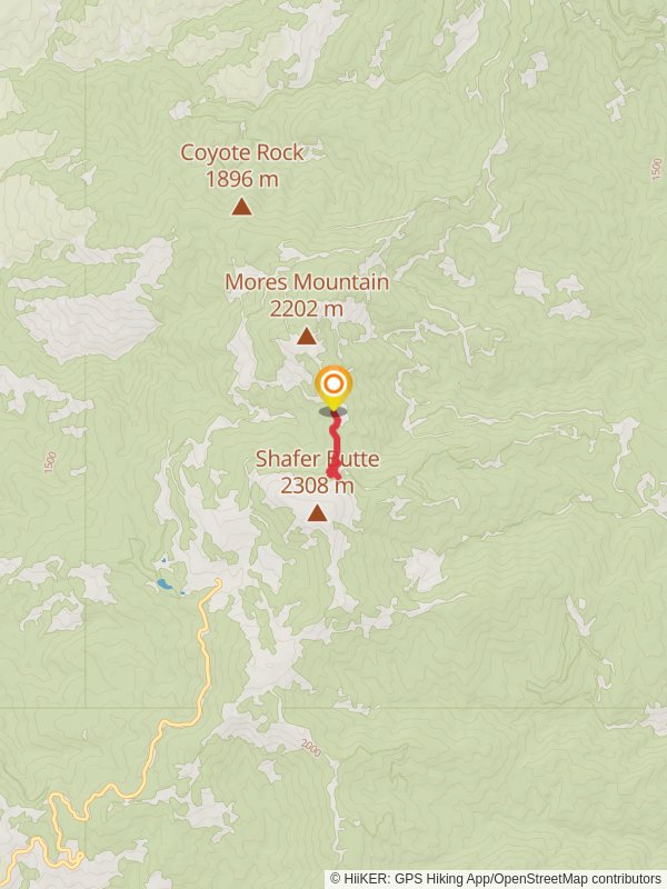 Shafer Butte Campground Road Walk