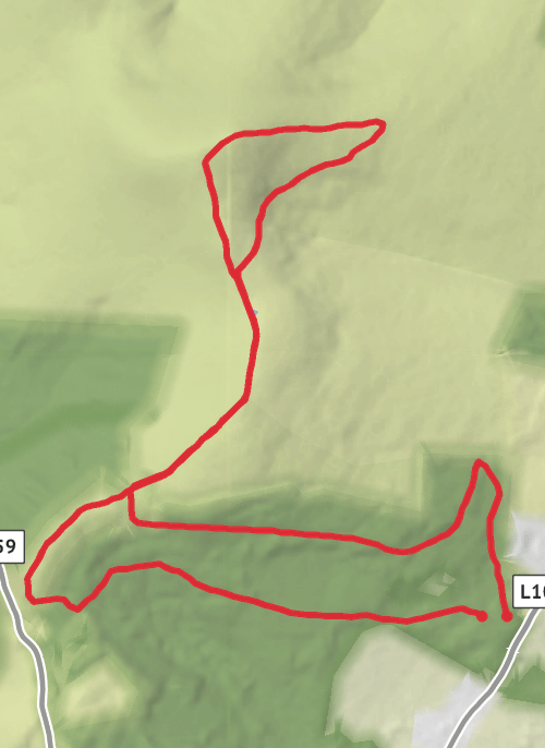 Djouce mobile static map