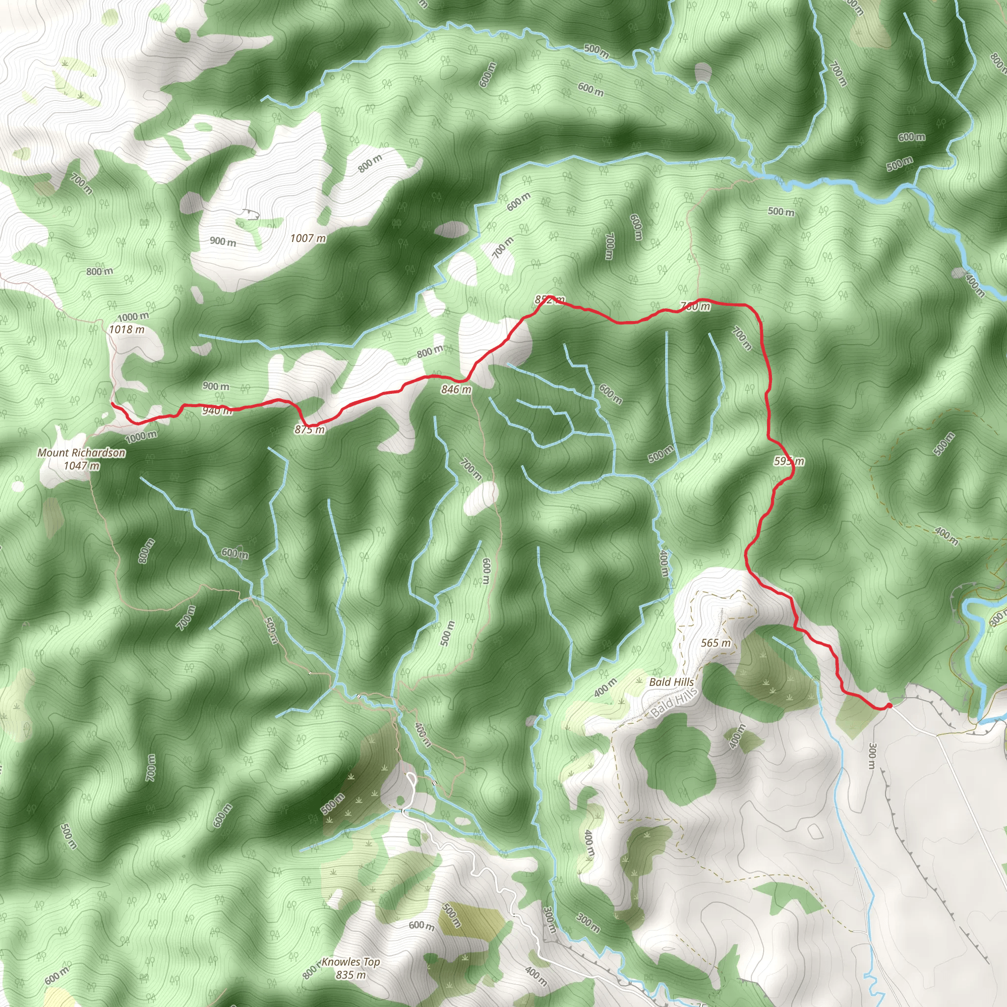Blowhard Track mobile static map