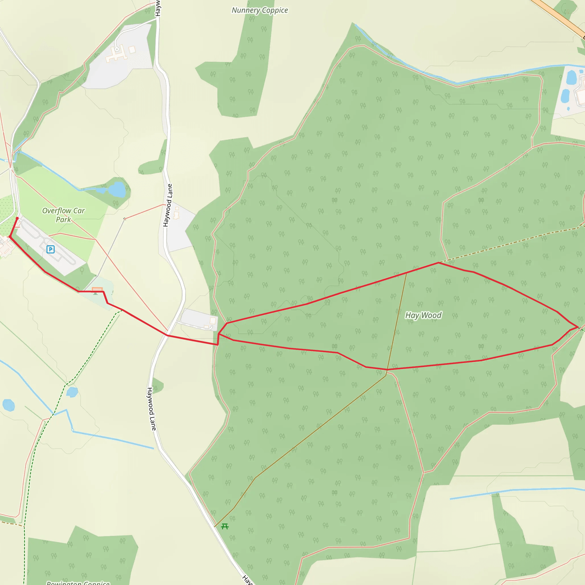 Baddesley Clinton Loop mobile static map