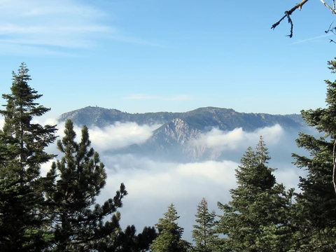 An image depicting the trail Devore Camp - Gabrielino Trail and its surrounding area.