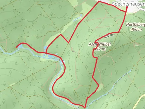 Jungfernteich via Mühlweg and Wiesenweg