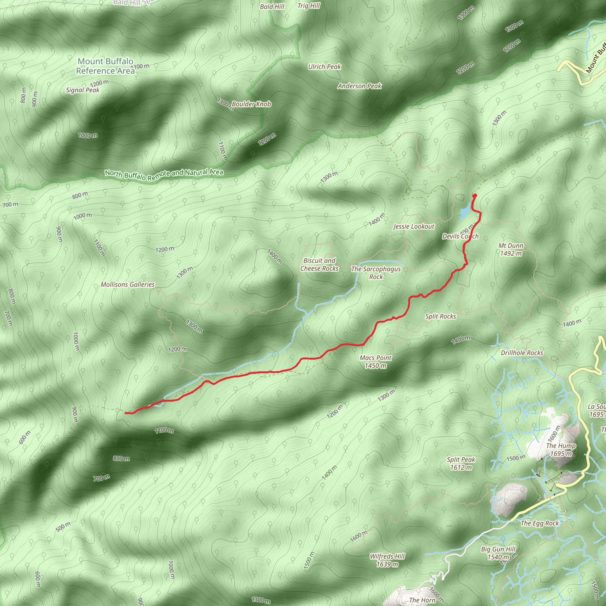 Rocky Creek Track mobile static map