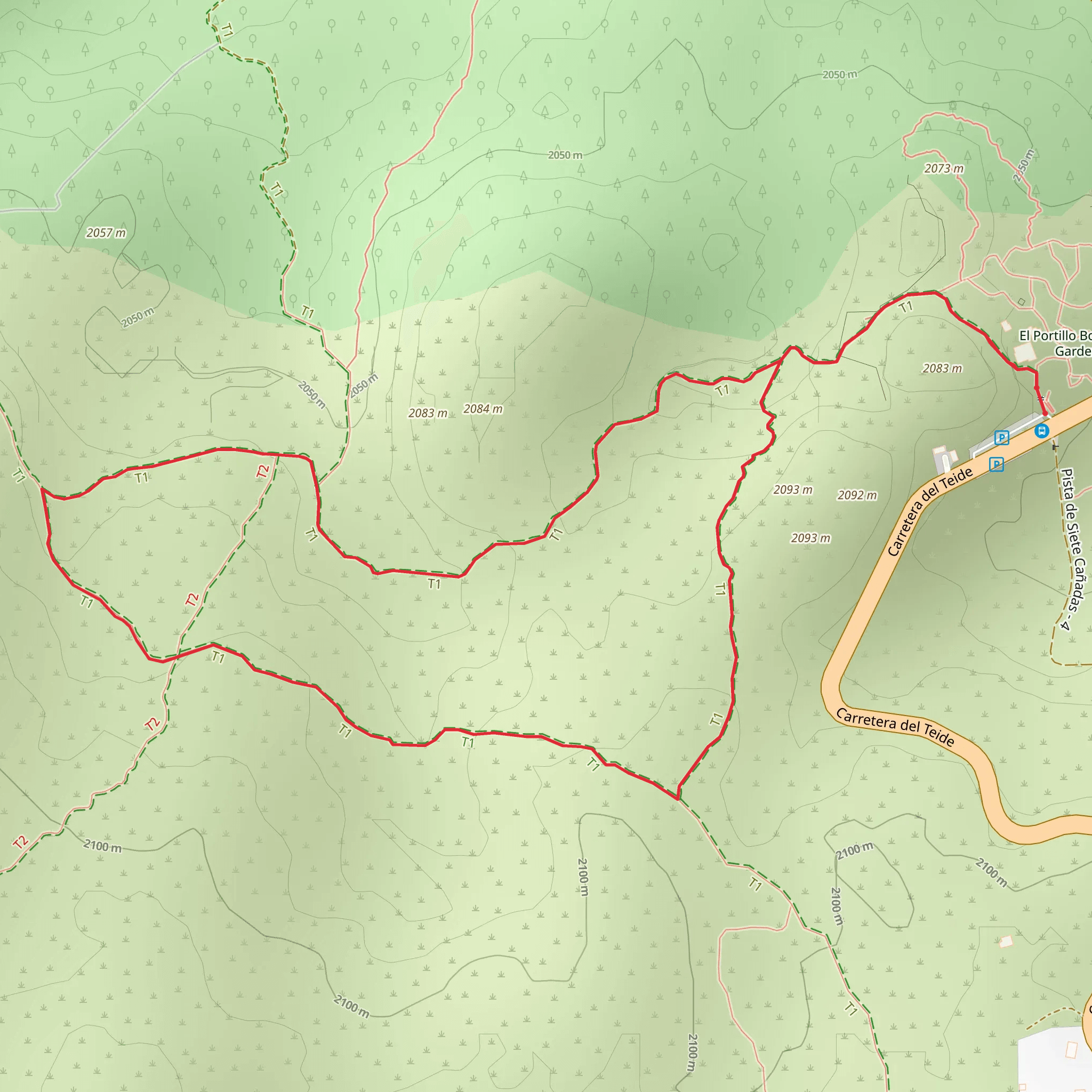 Roque Del Paral Loop mobile static map