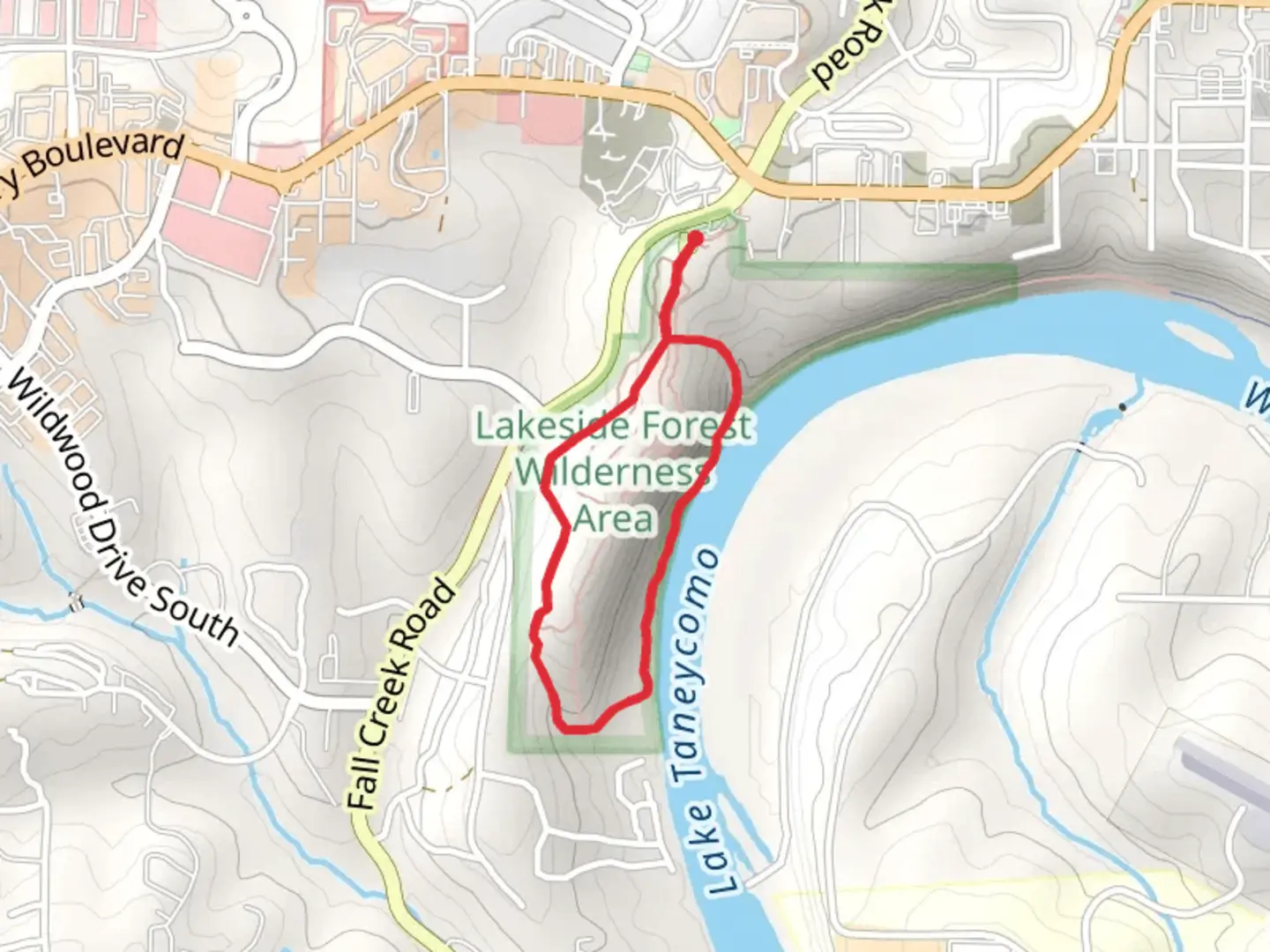 An image depicting the trail Table Rock Lake Loop Walk and its surrounding area.