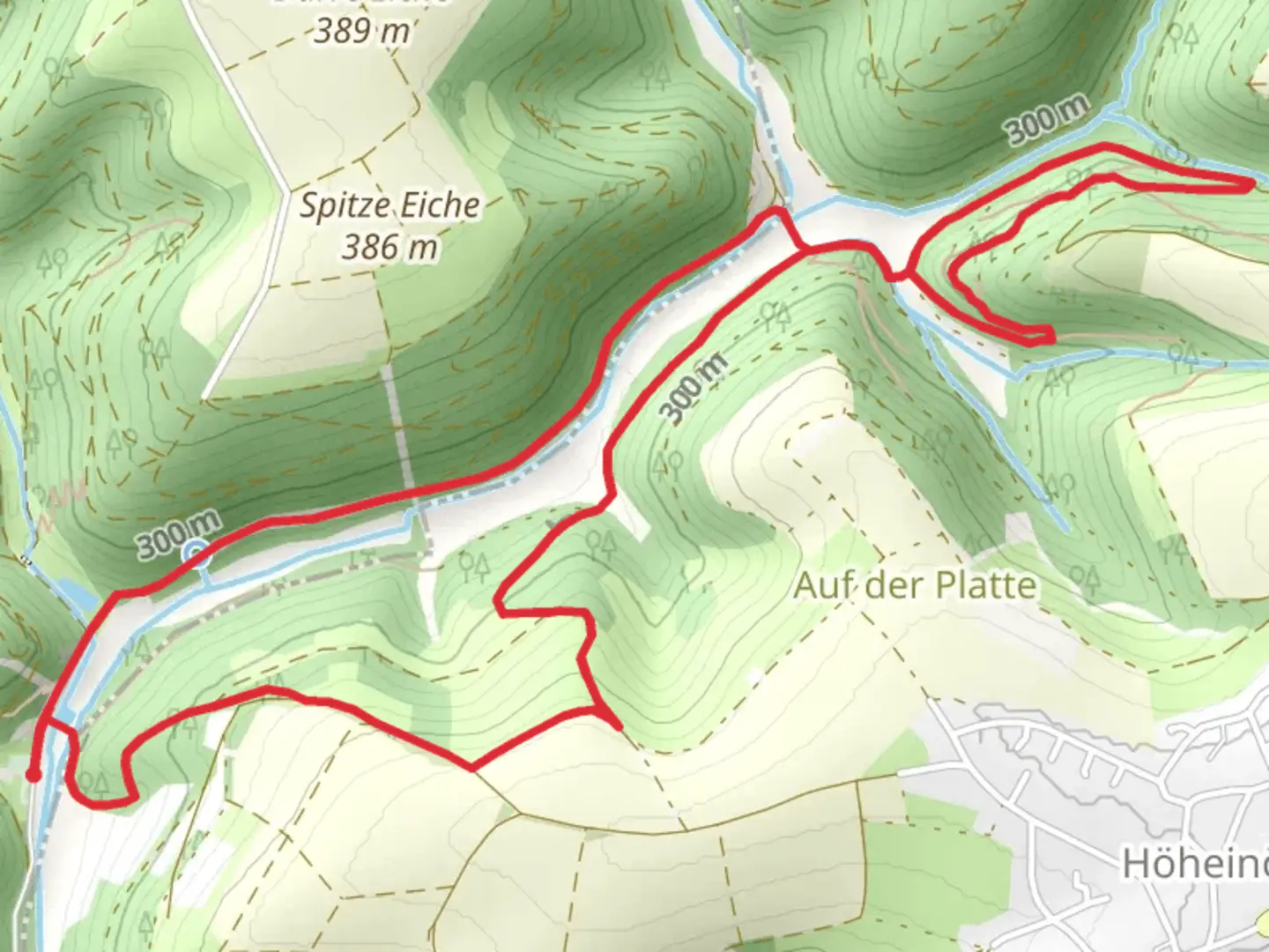 An image depicting the trail Lumertal, Waldfischbach and Burgalben Loop and its surrounding area.