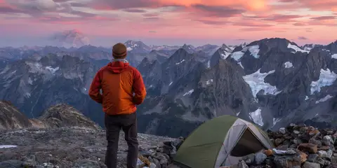 An image depicting the trail Northern North Cascades Loop and its surrounding area.