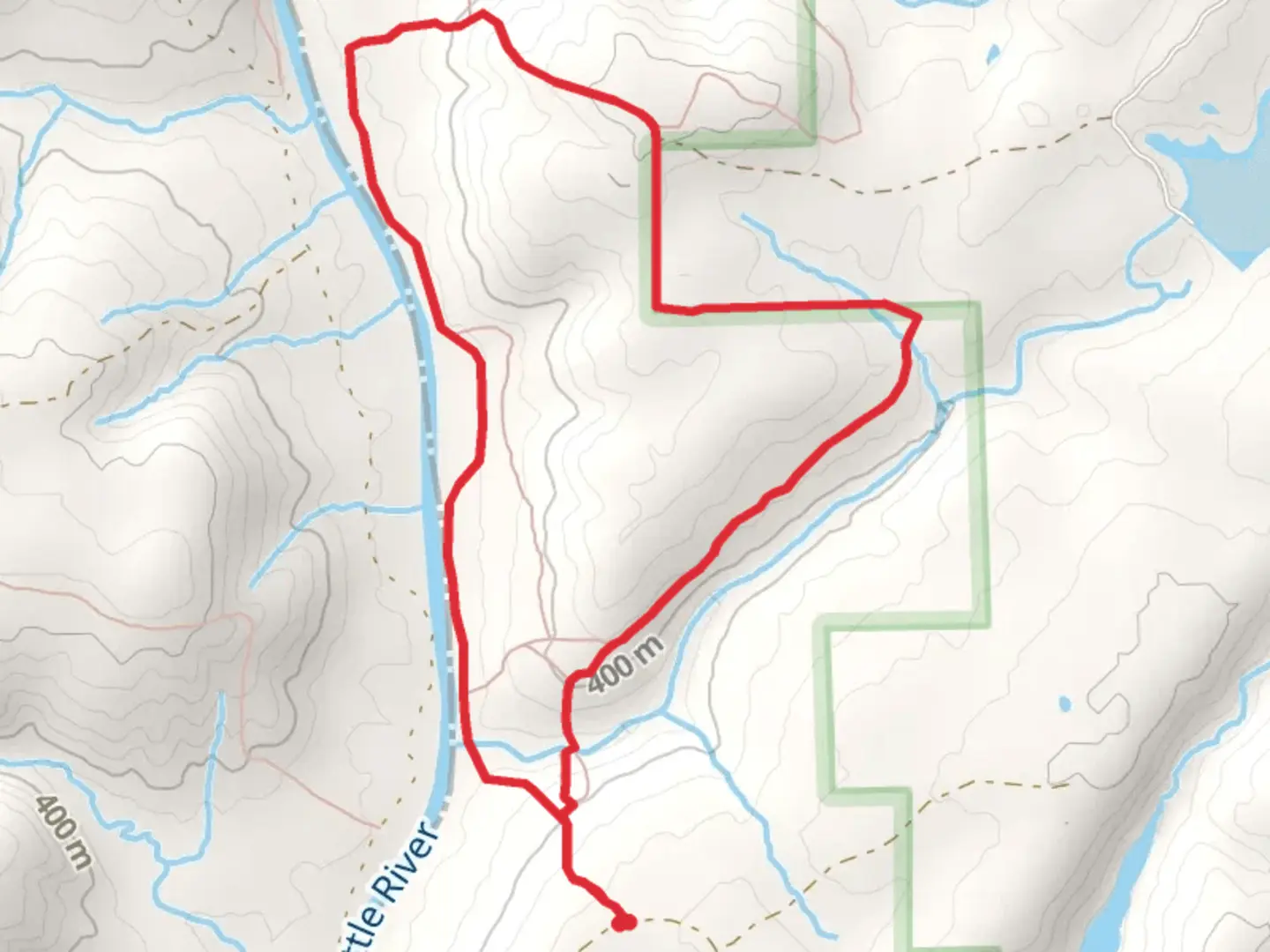 An image depicting the trail Northeast Loop Trail and its surrounding area.
