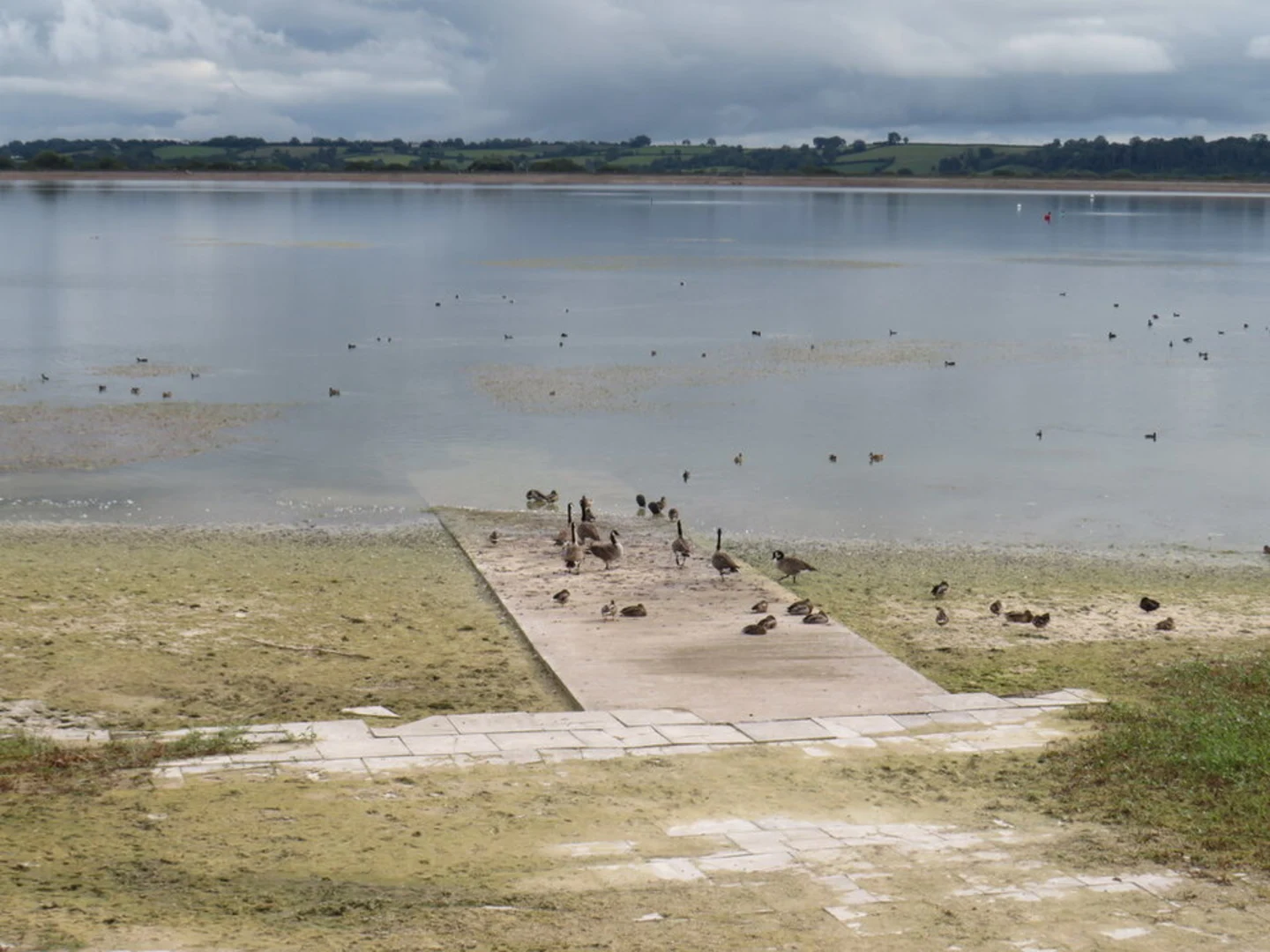 An image depicting the trail Cheddar Reservoir and its surrounding area.