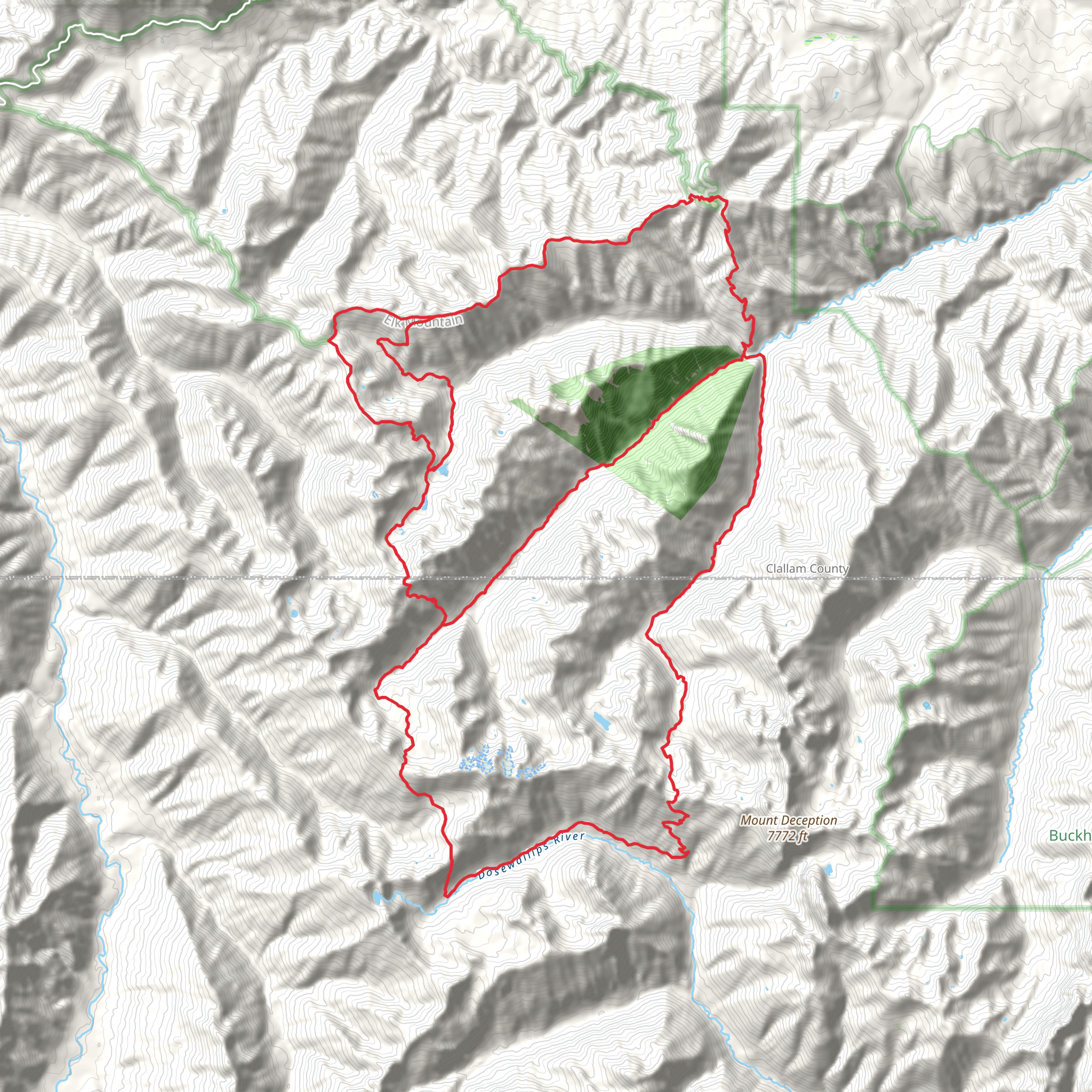 Northeastern Olympics Loop mobile static map