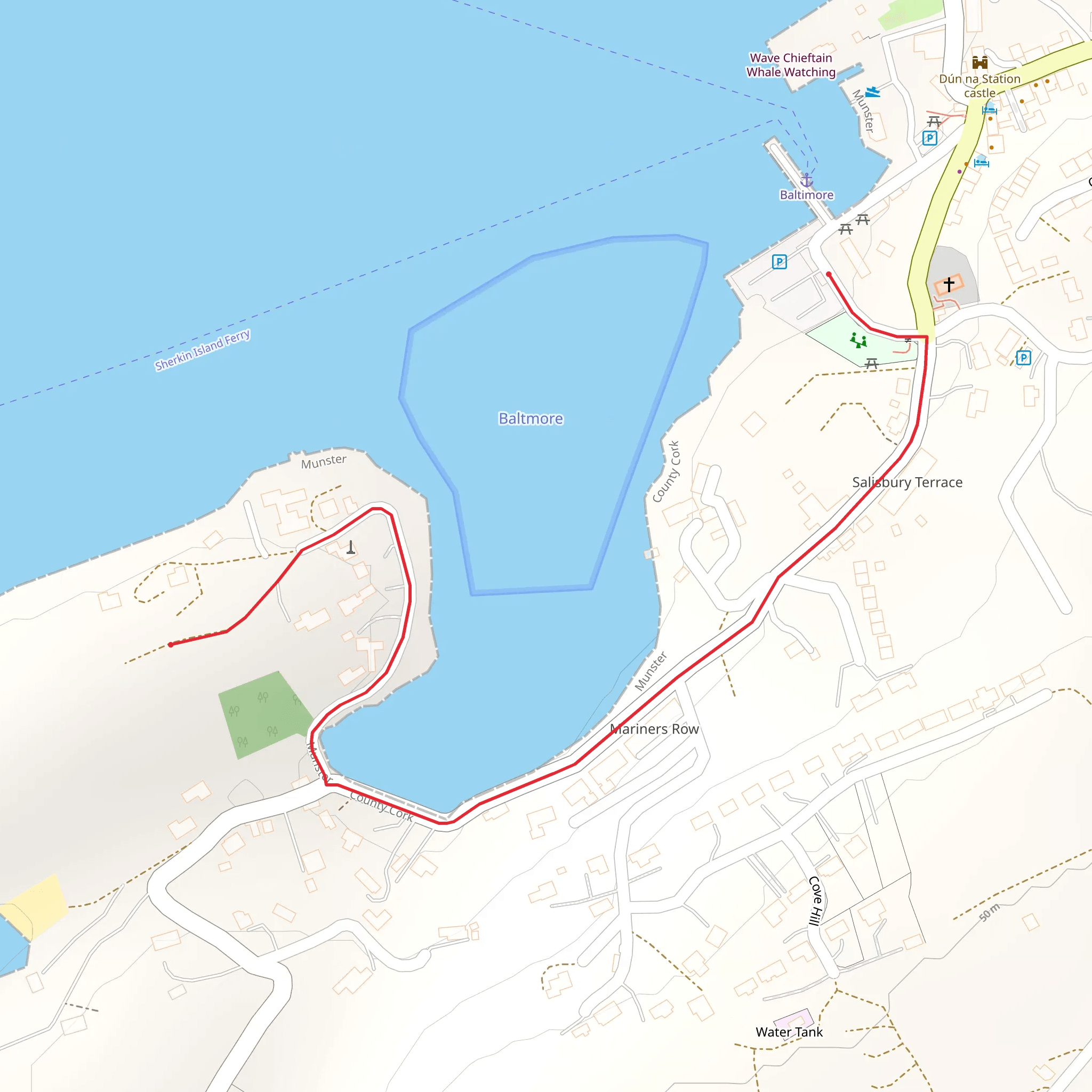 Baltimore Coney Walk mobile static map