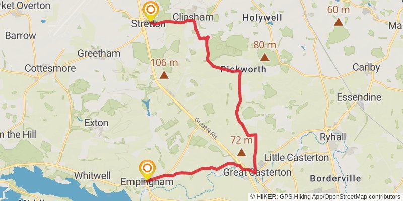 Rutland Round stage 4 Map