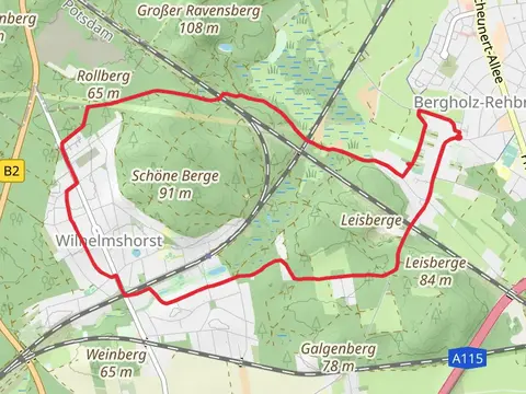 Rosenweg and Rundweg Loop