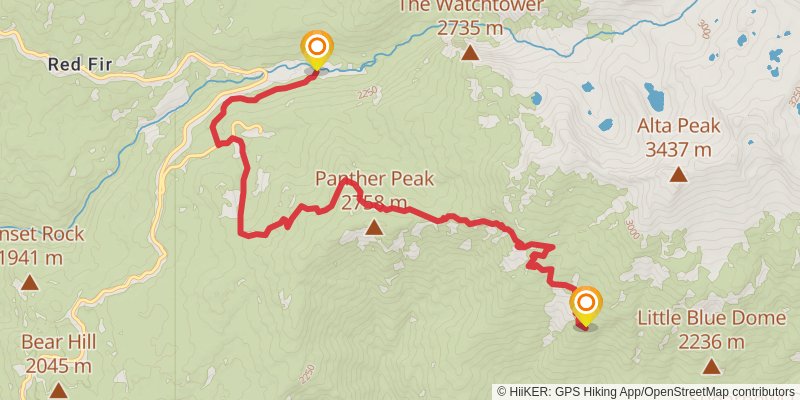 Deadman Canyon Loop alt 1 Map