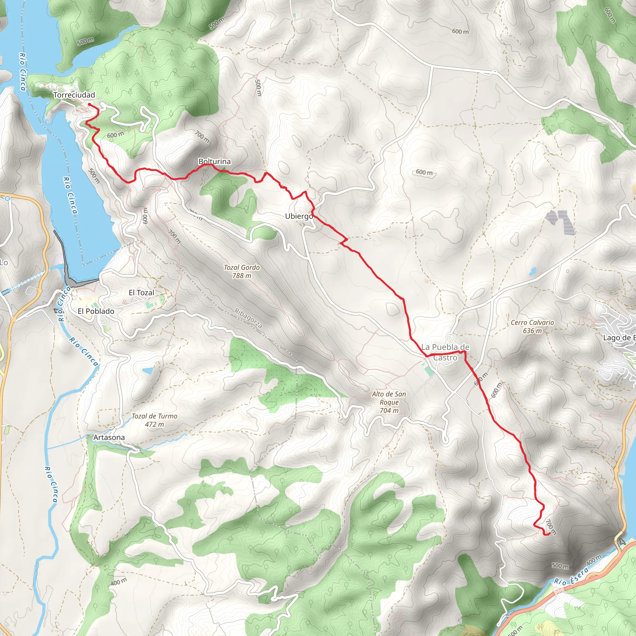 Torreciudad - Hermitage of Castro PR HU 75 mobile static map