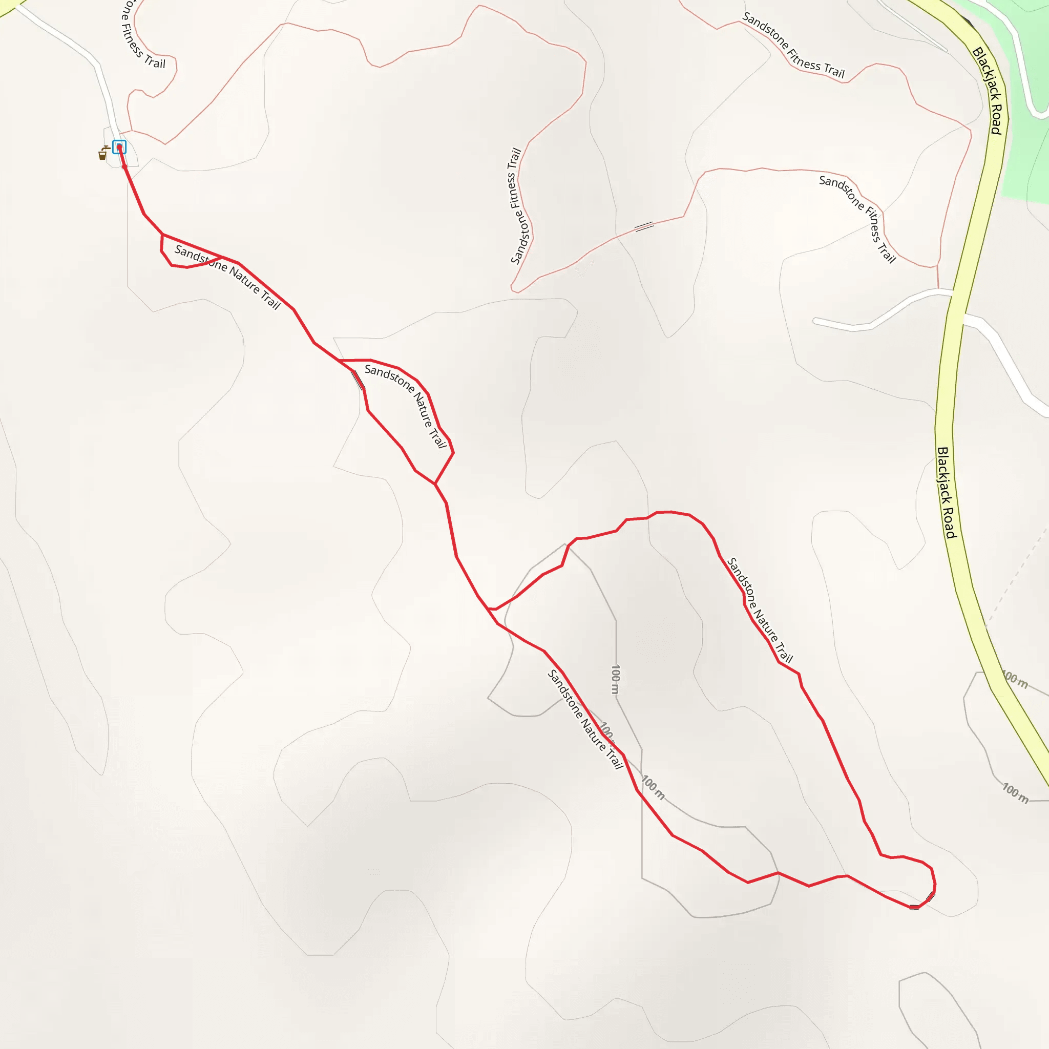 Sandstone Nature Trail Loop mobile static map