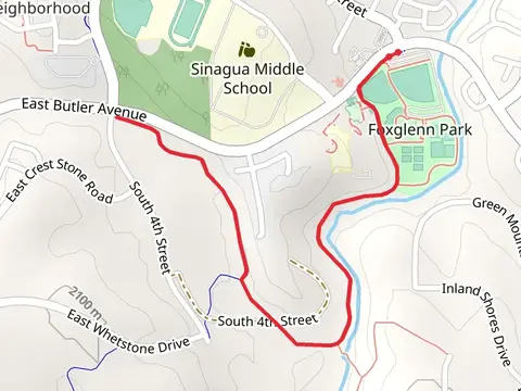 Foxglenn Trail and Switzer Wash Trail