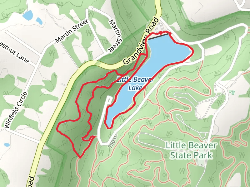Topper's Ridge Trail and Little Beaver Lake Loop