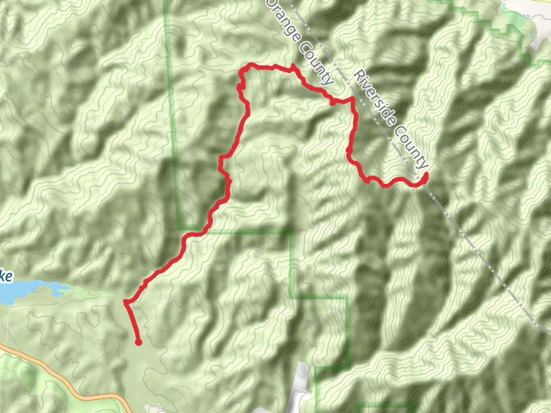 Pleasants Peak - Black Star Canyon Road