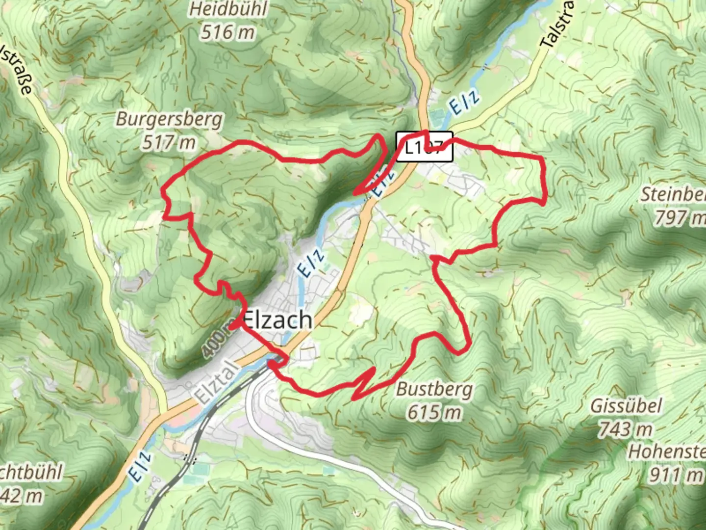 An image depicting the trail Rundweg Goldener Koft and its surrounding area.