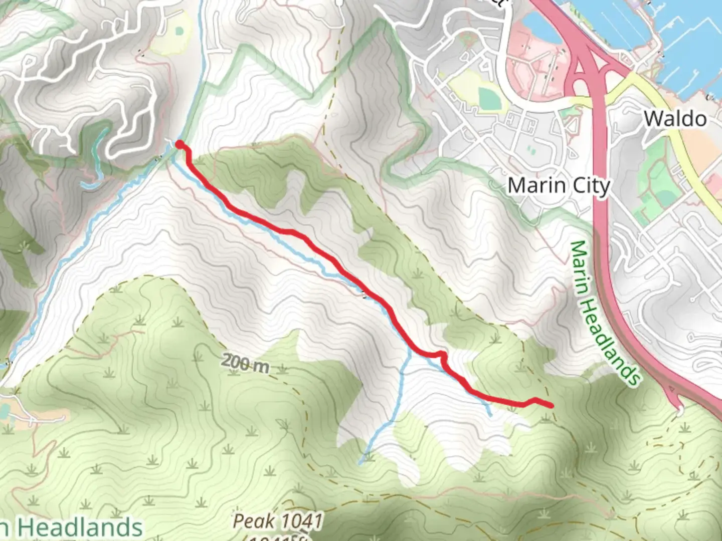 An image depicting the trail Oakwood Valley Trail and its surrounding area.