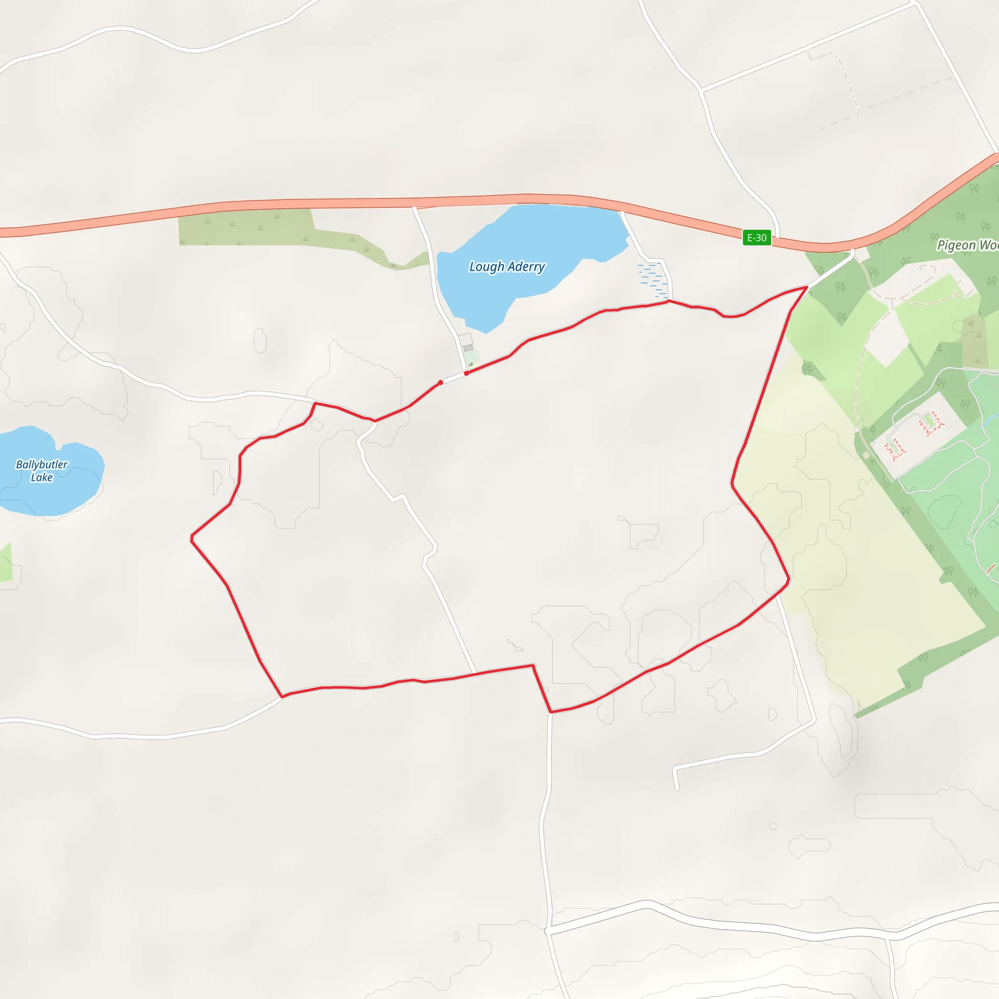 Ballintotis Loops - Woodbine Loop mobile static map
