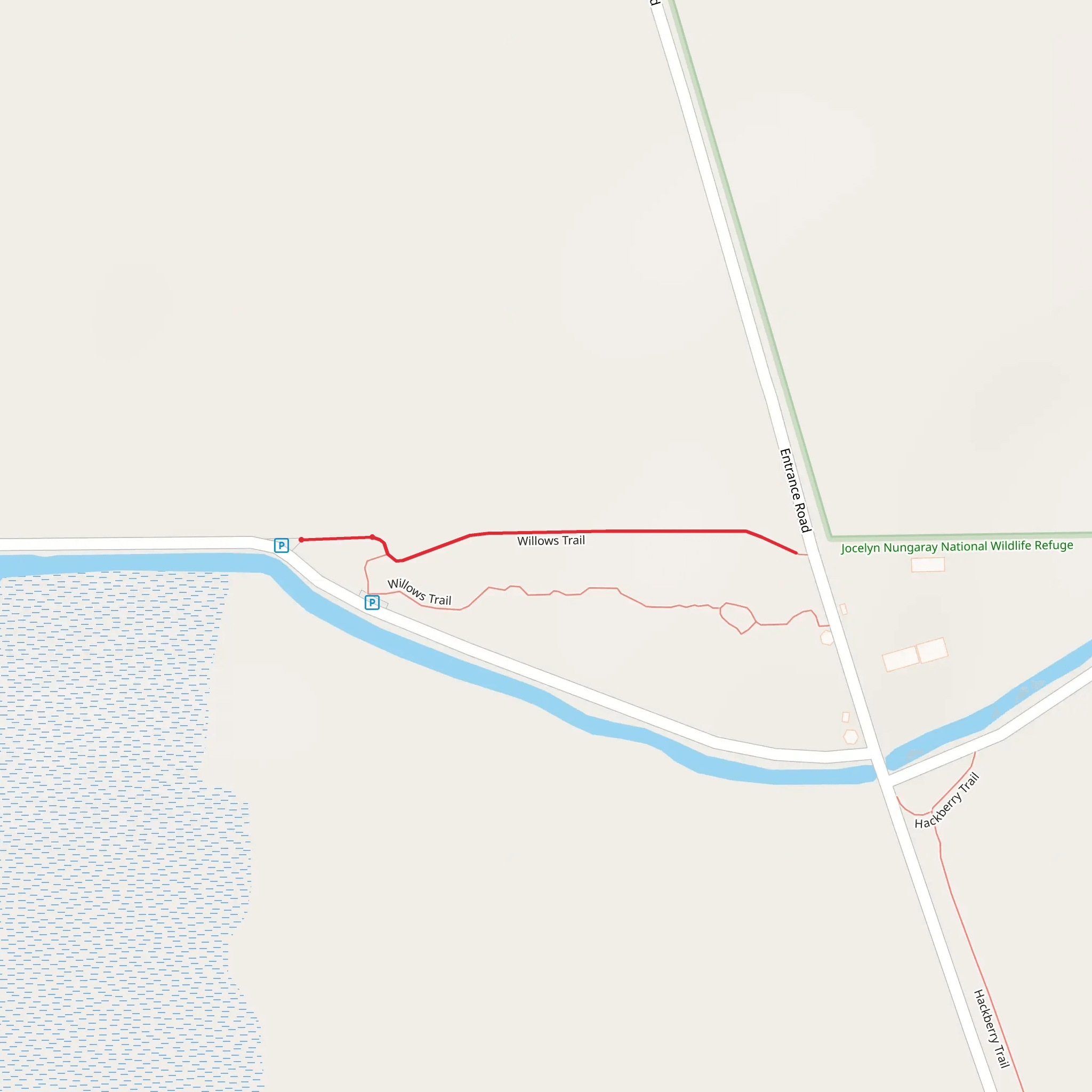 Willows Trail mobile static map