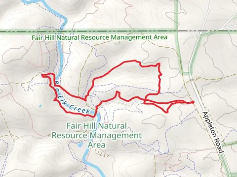 Green Trail and Orange Loop Trail