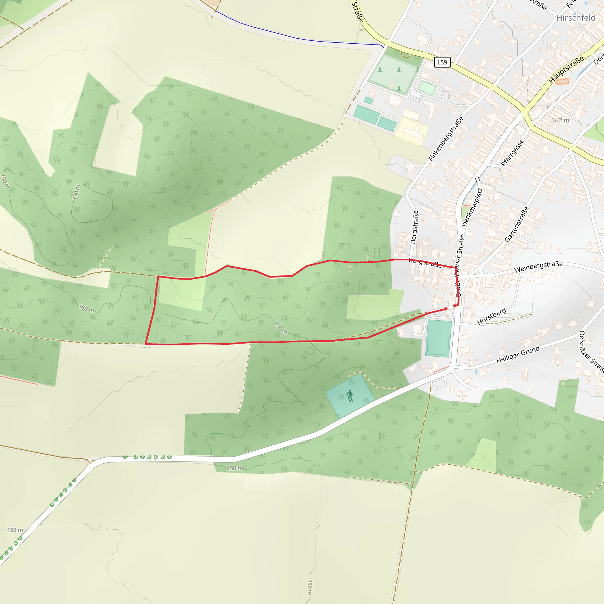 Bergstraße Loop mobile static map