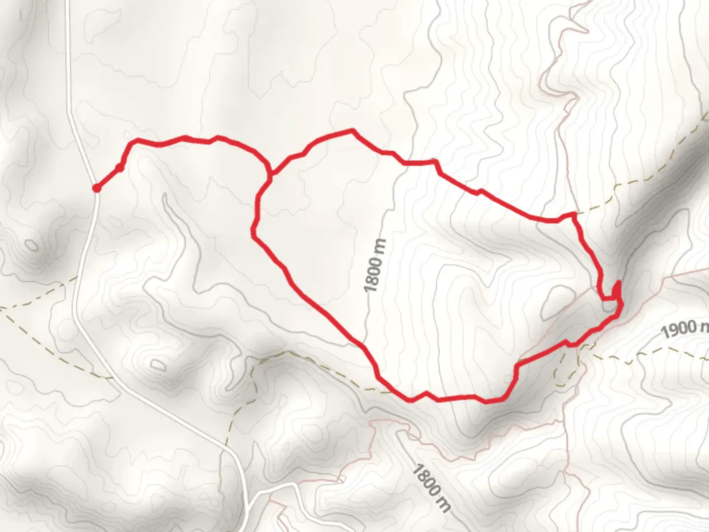 An image depicting the trail Wave-Eagle and Sidewinder Loop Trail and its surrounding area.