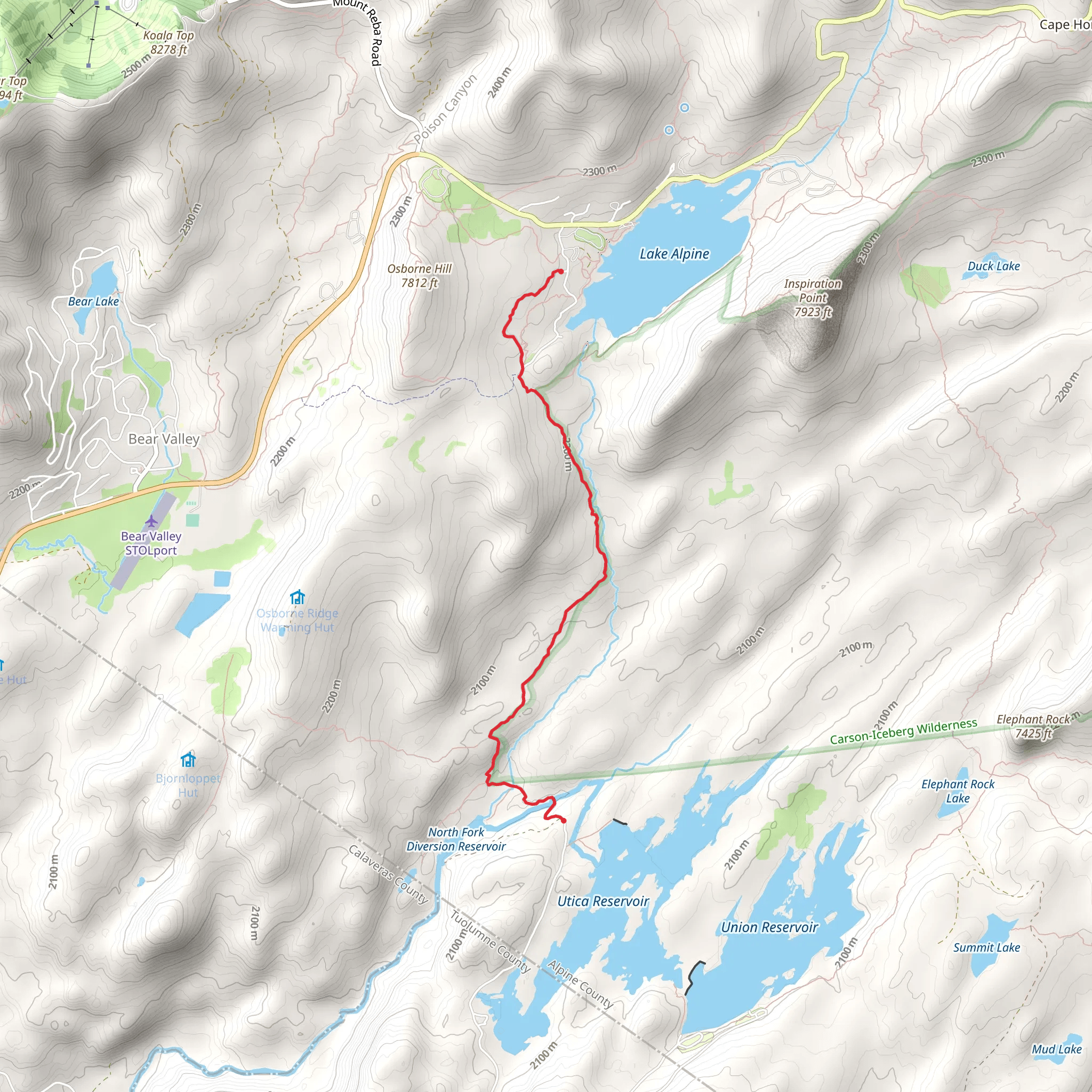 Slick Rock Reroute mobile static map