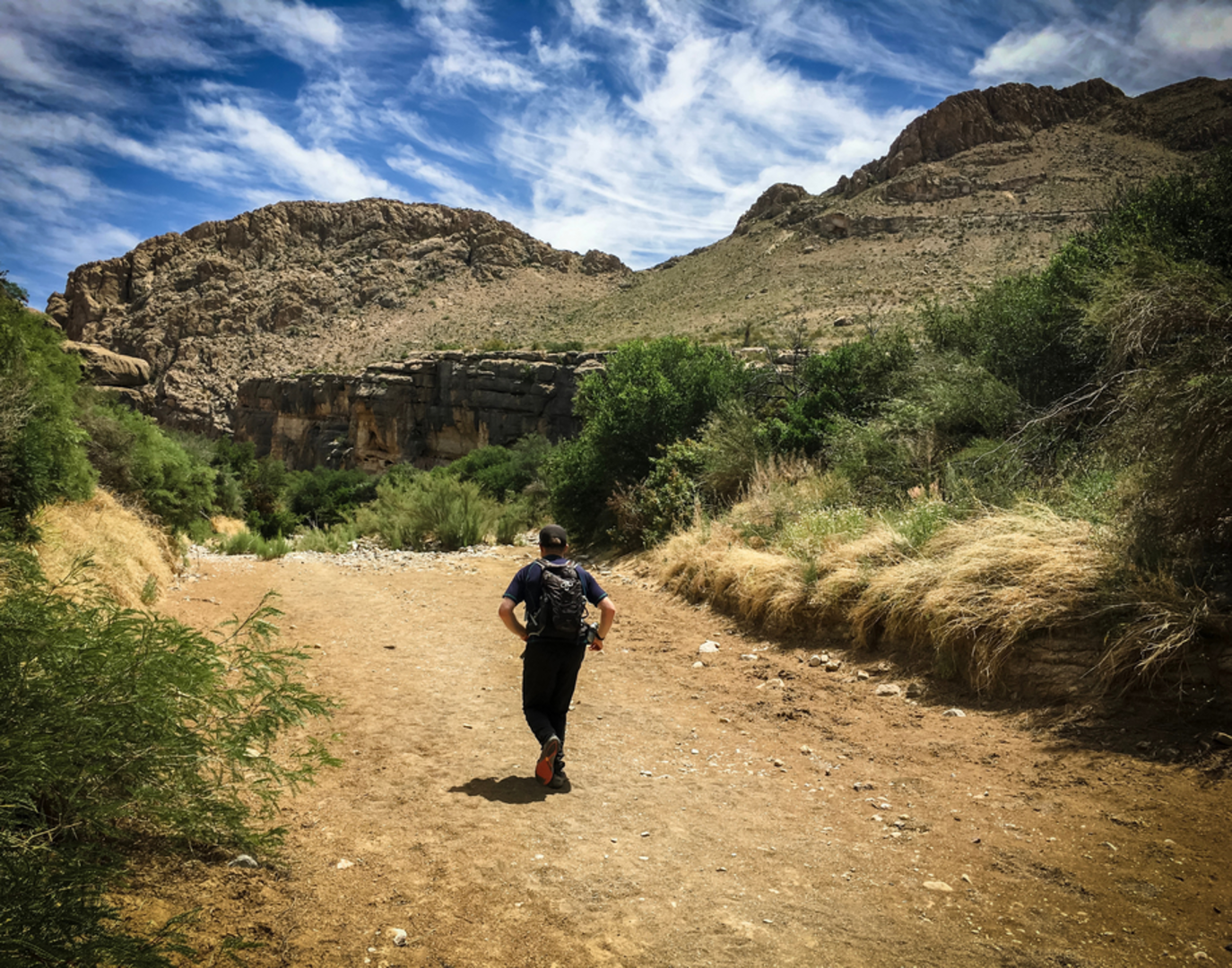 An image depicting the trail Dog Canyon Trail and its surrounding area.