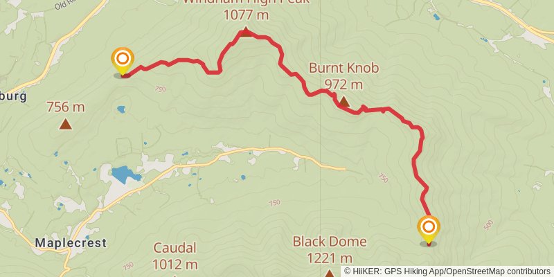 Escarpment Loop Trail stage 2 Map