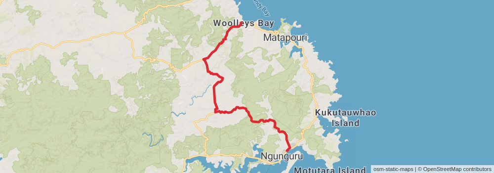 Te Araroa Trail stage 19 Map