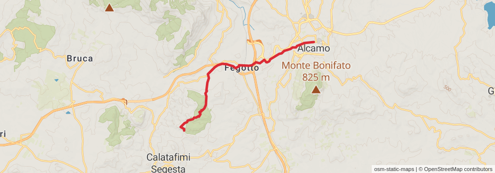 Sentiero Italia - Sicily Section stage 34 Map