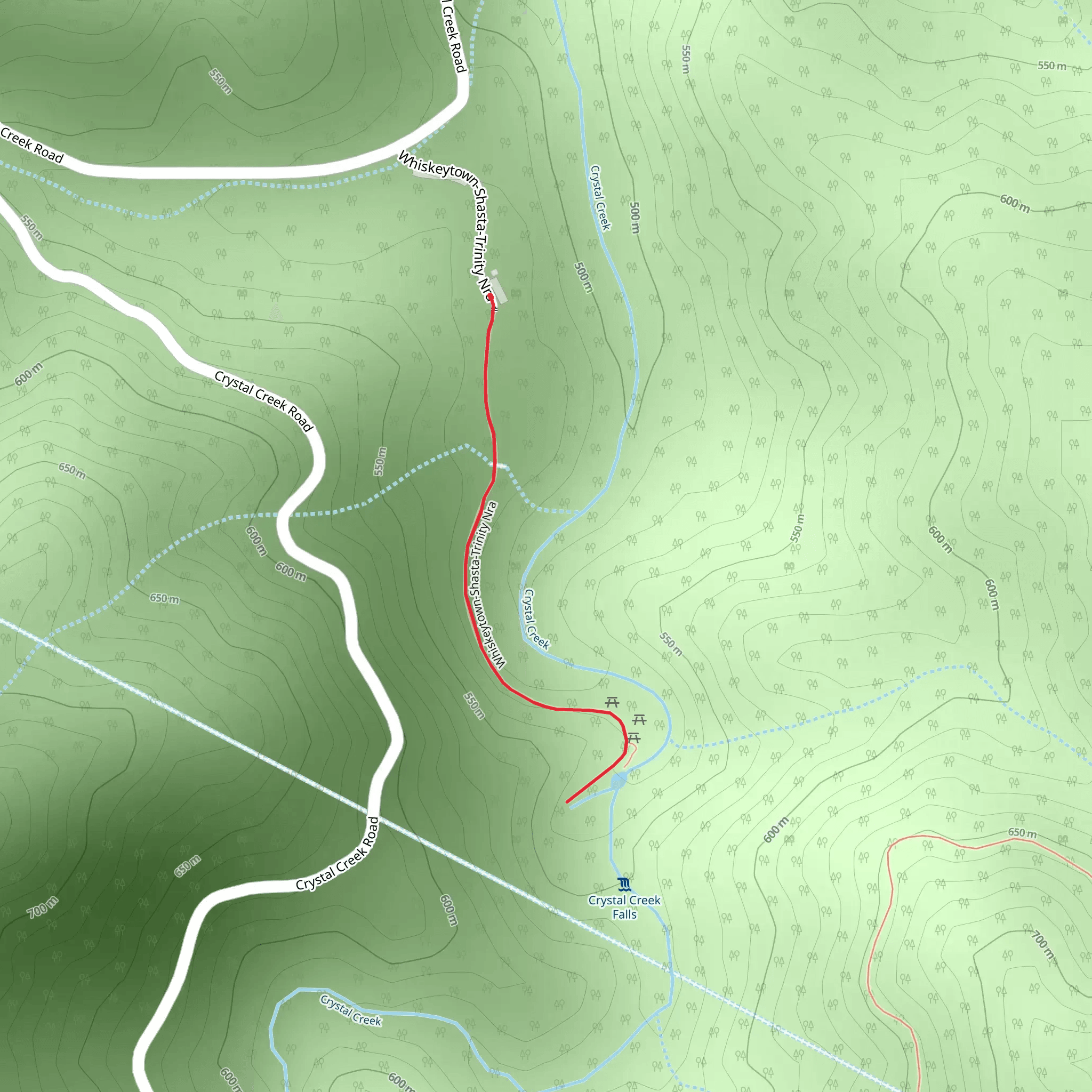 Whiskeytown-Shasta-Trinity Nra mobile static map