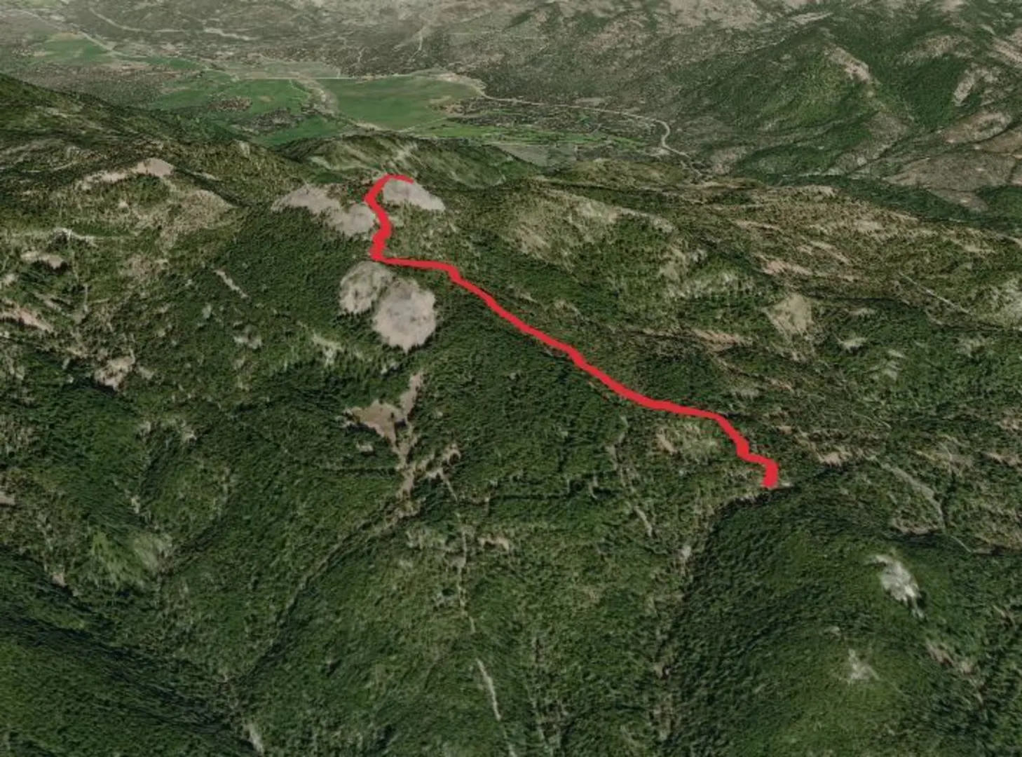 An image depicting the trail Haskell Peak Trail and its surrounding area.