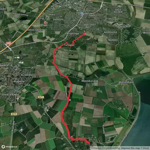 Wemeldinge to Kloetinge via Hogepad