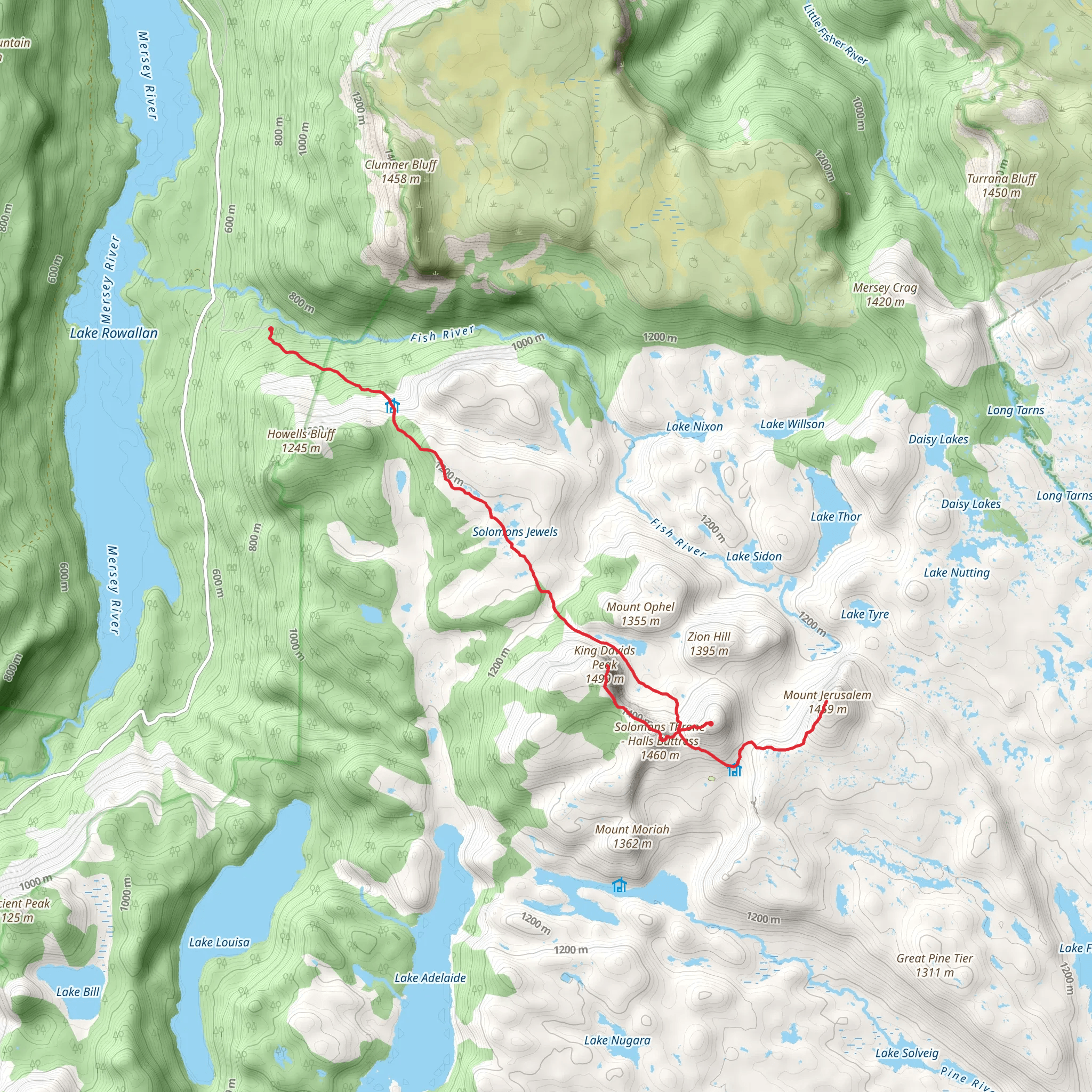 Walls Of Jerusalem mobile static map