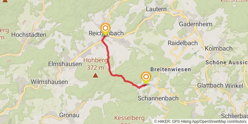 Nibelungensteig alt 2 Map