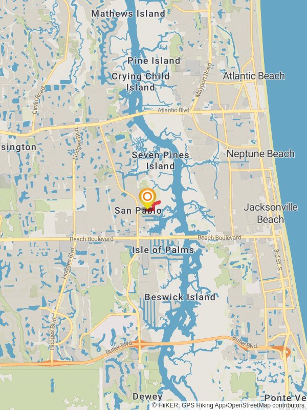 San Pablo Creek Walk mobile static map