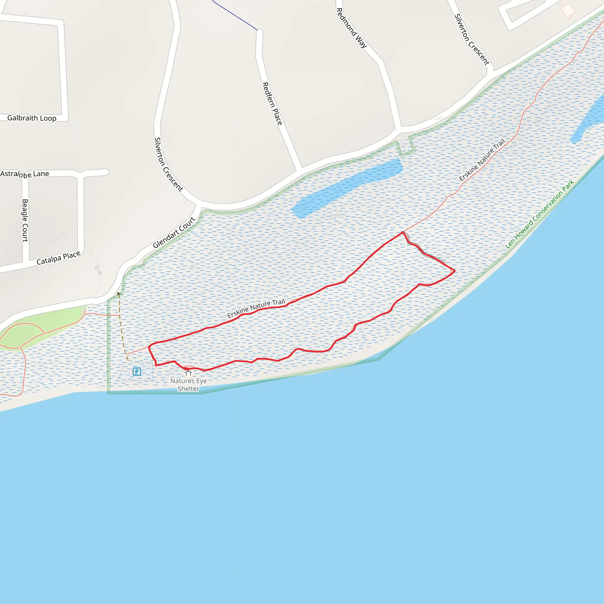 Nature Trail - Erskine mobile static map