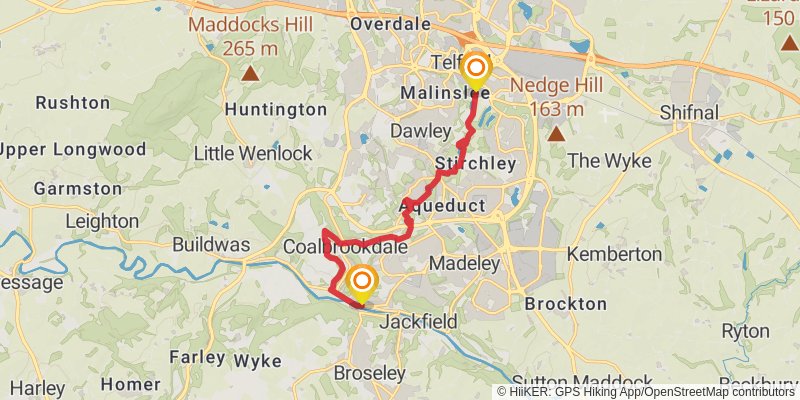 South Telford Heritage Trail stage 2 Map
