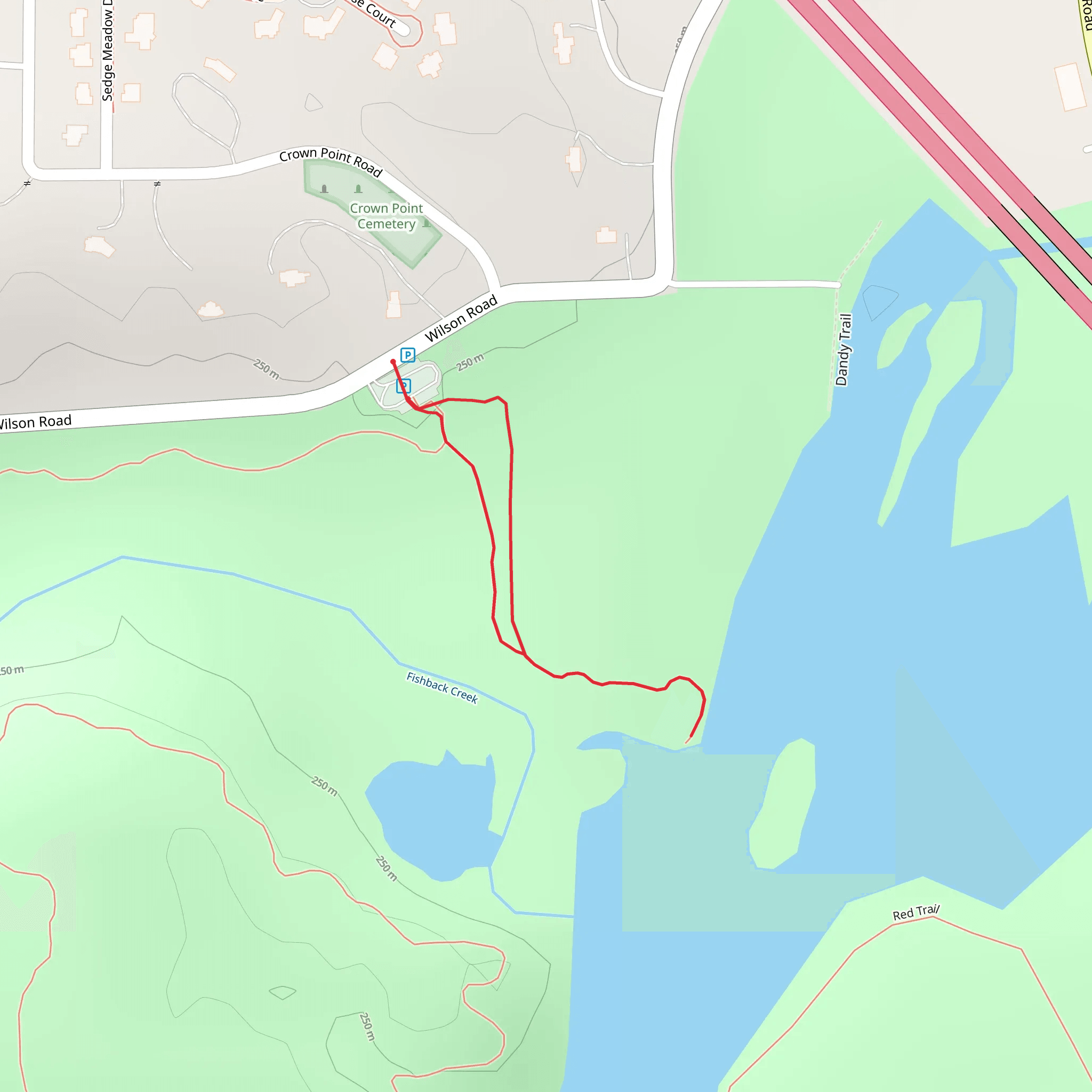 Wilson Road Loop mobile static map