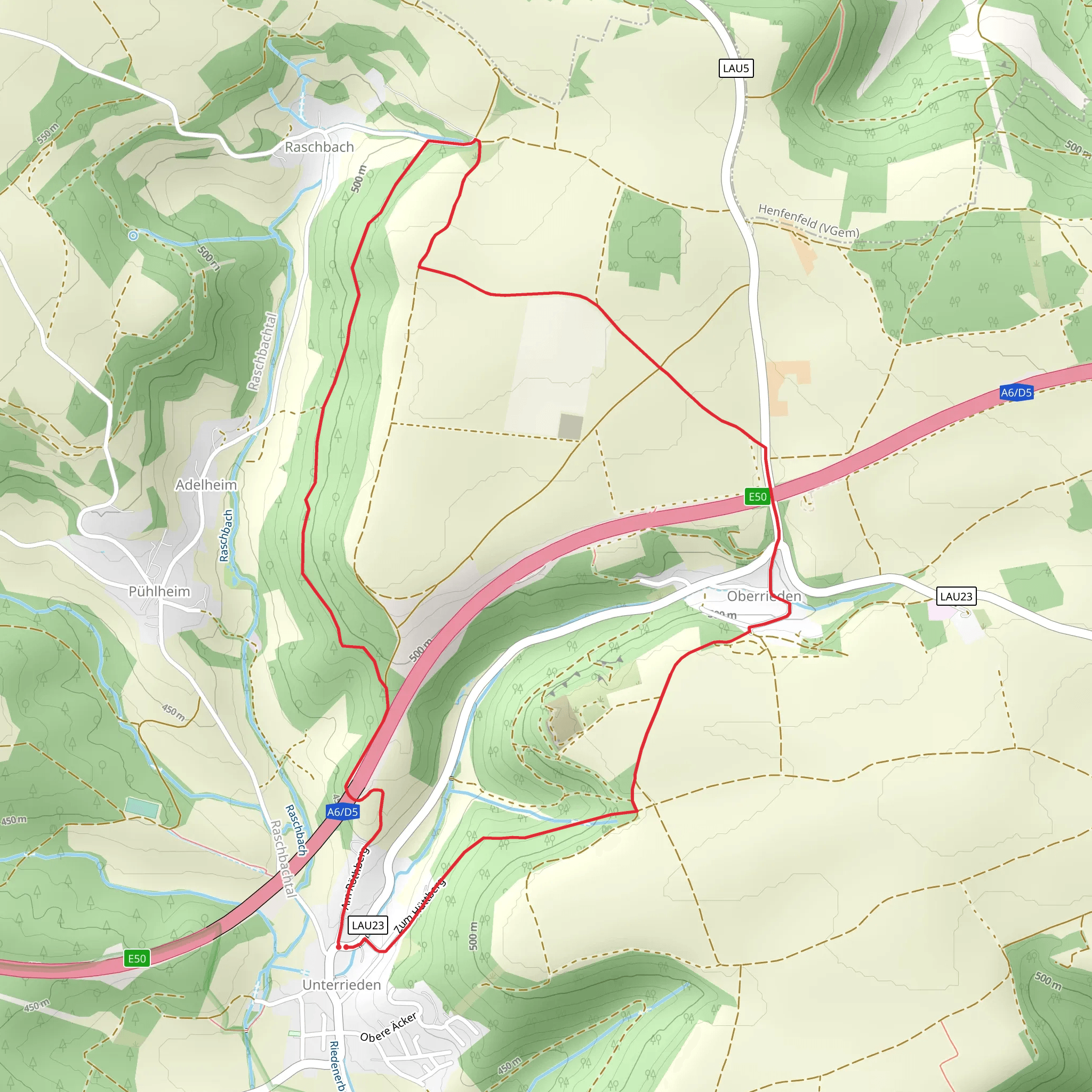 Altdorf Round mobile static map