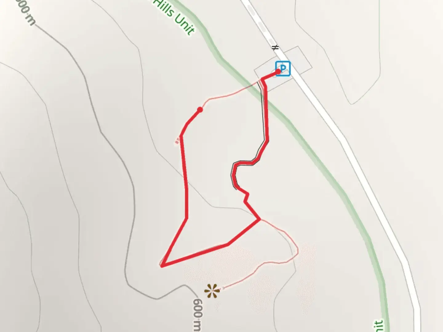 An image depicting the trail Painted Cove Loop Trail and its surrounding area.